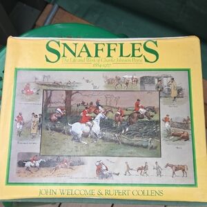 Coffee Table Equestrian Book SNAFFLES By John Welcome